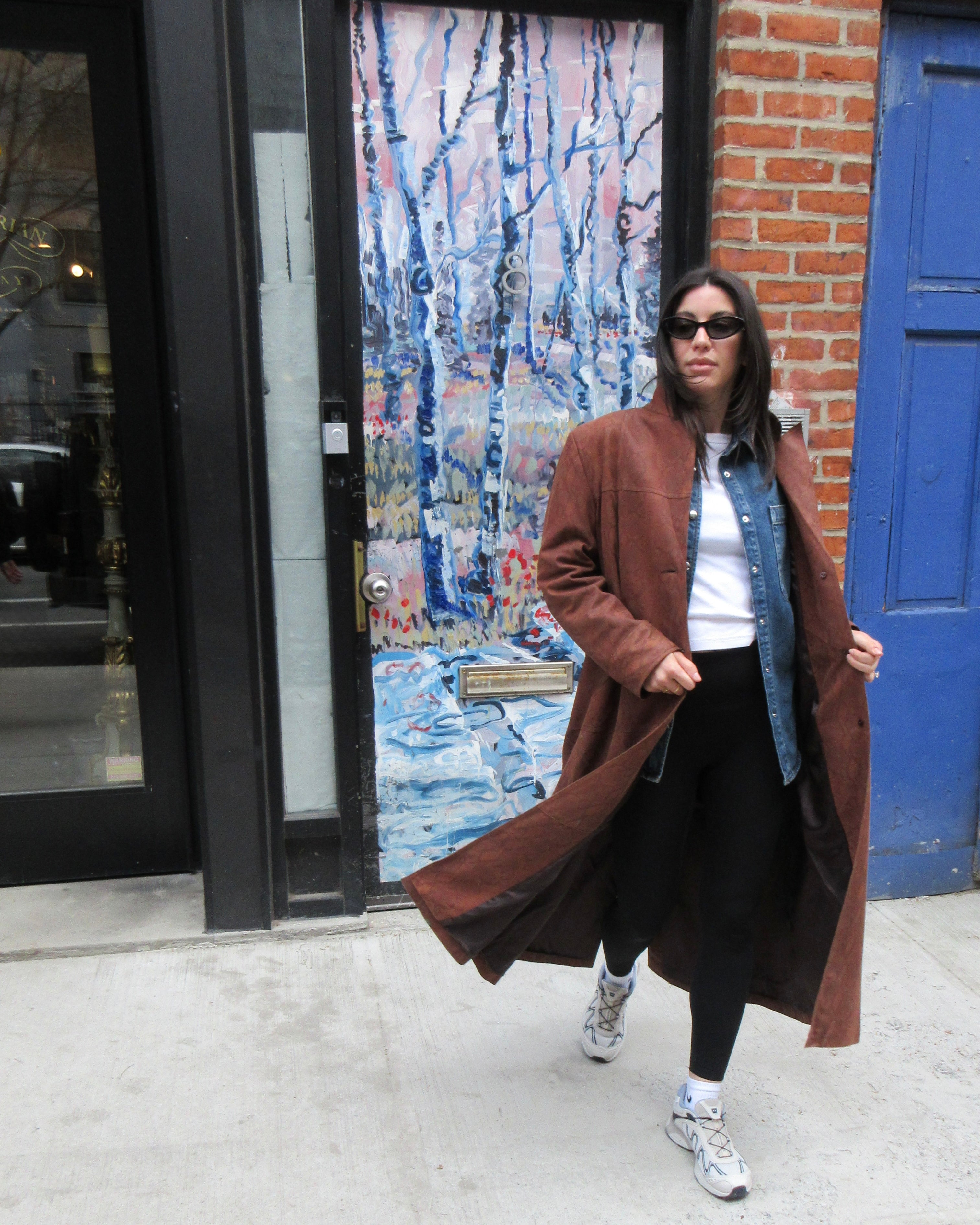 Le Boa Python Duster in Cognac