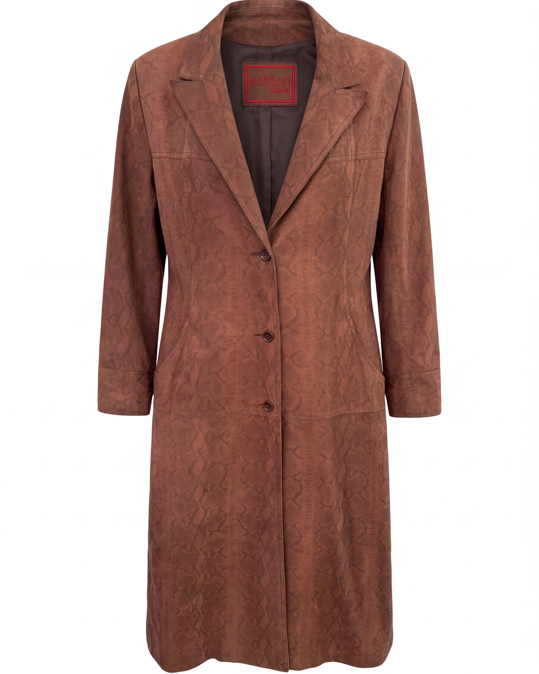 Le Boa Python Duster in Cognac