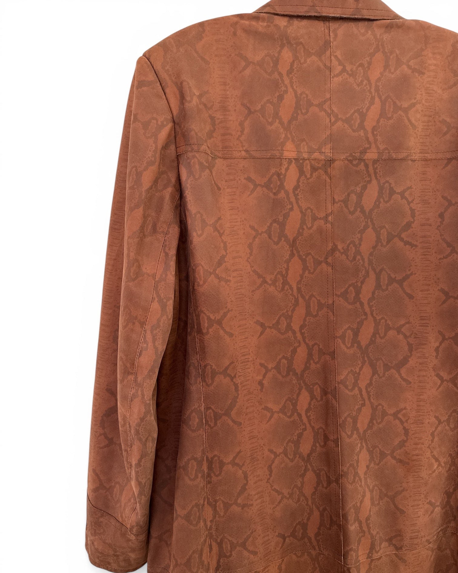 Le Boa Python Duster in Cognac