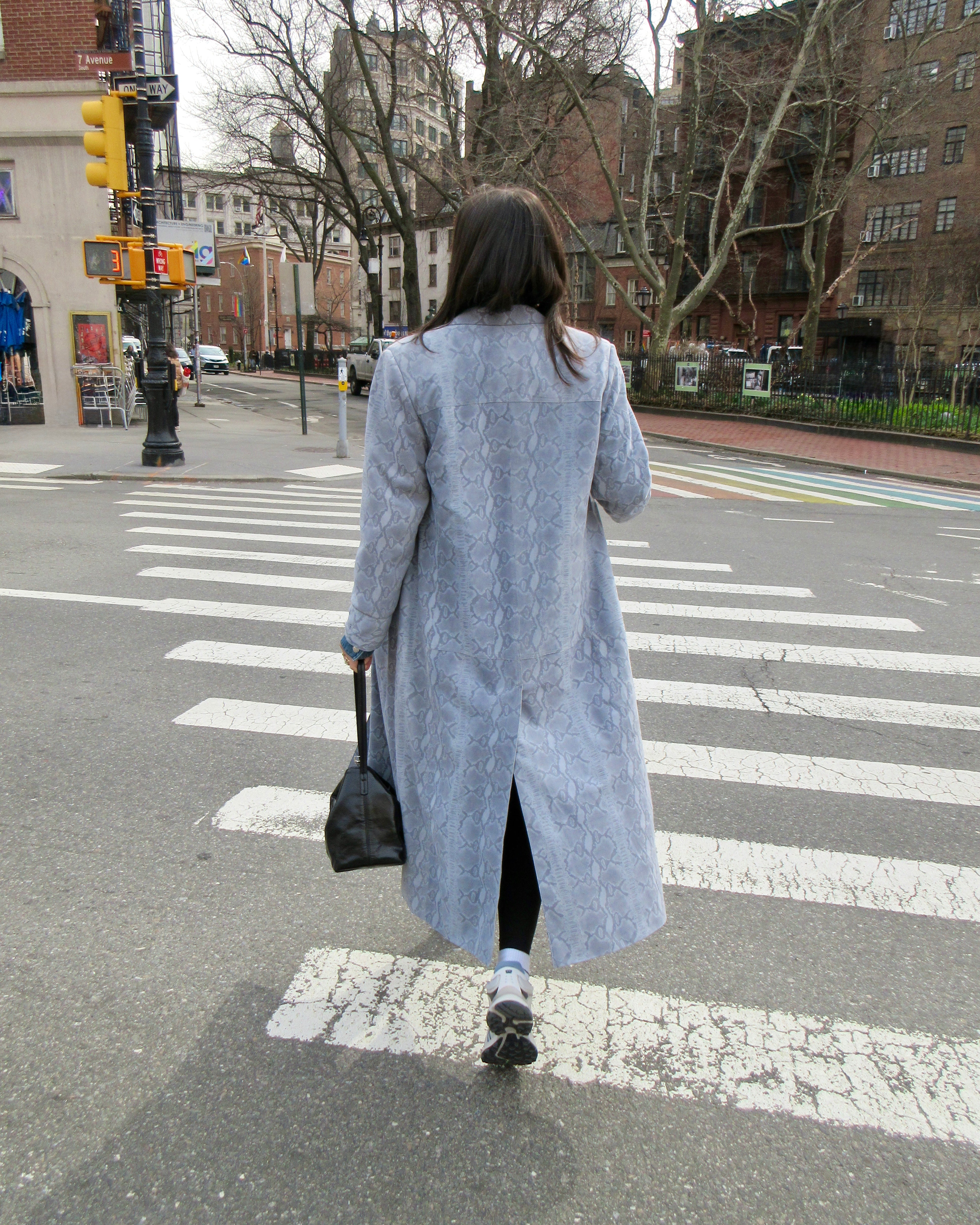Le Boa Python Duster in Powder Blue