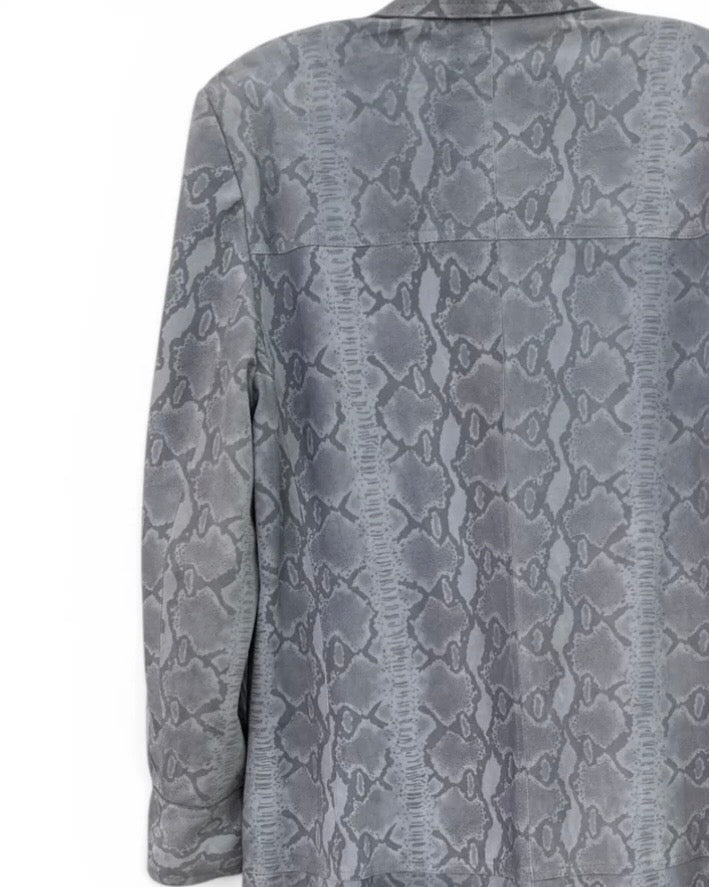 Le Boa Python Duster in Powder Blue